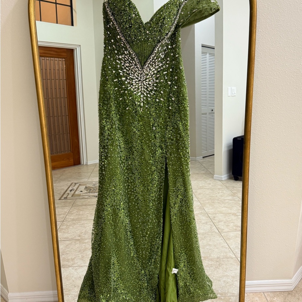 Elegant Green Gown